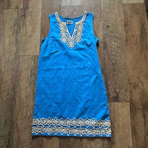 Women’s Mud Pie Dress Size M Blue Sleeveless